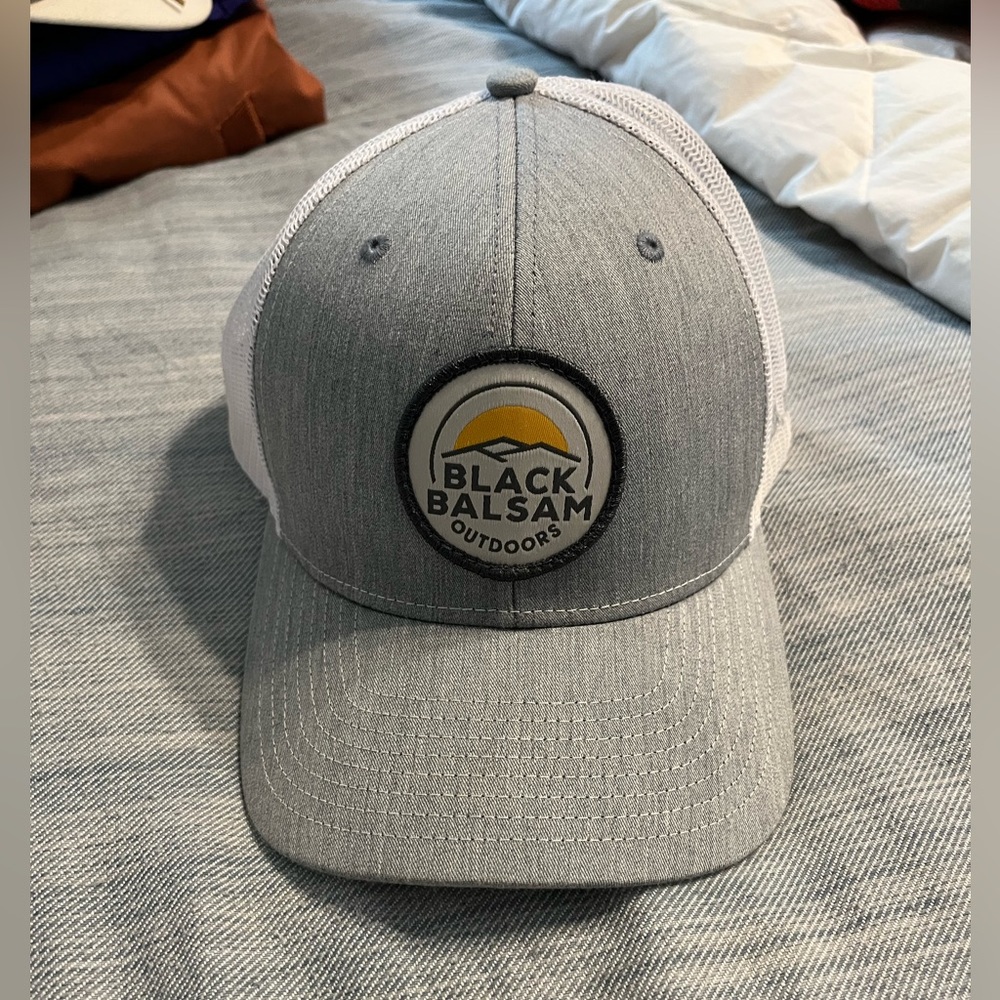 Black balsam Richardson hat, Size OS, color white/gray